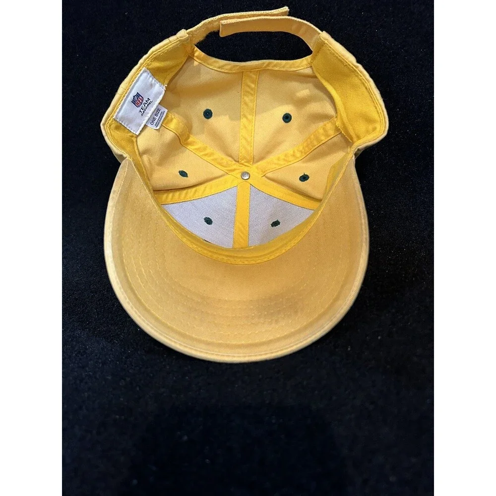 Green Bay Packers NFL Team Apparel Strap Back Hat/Cap Yellow